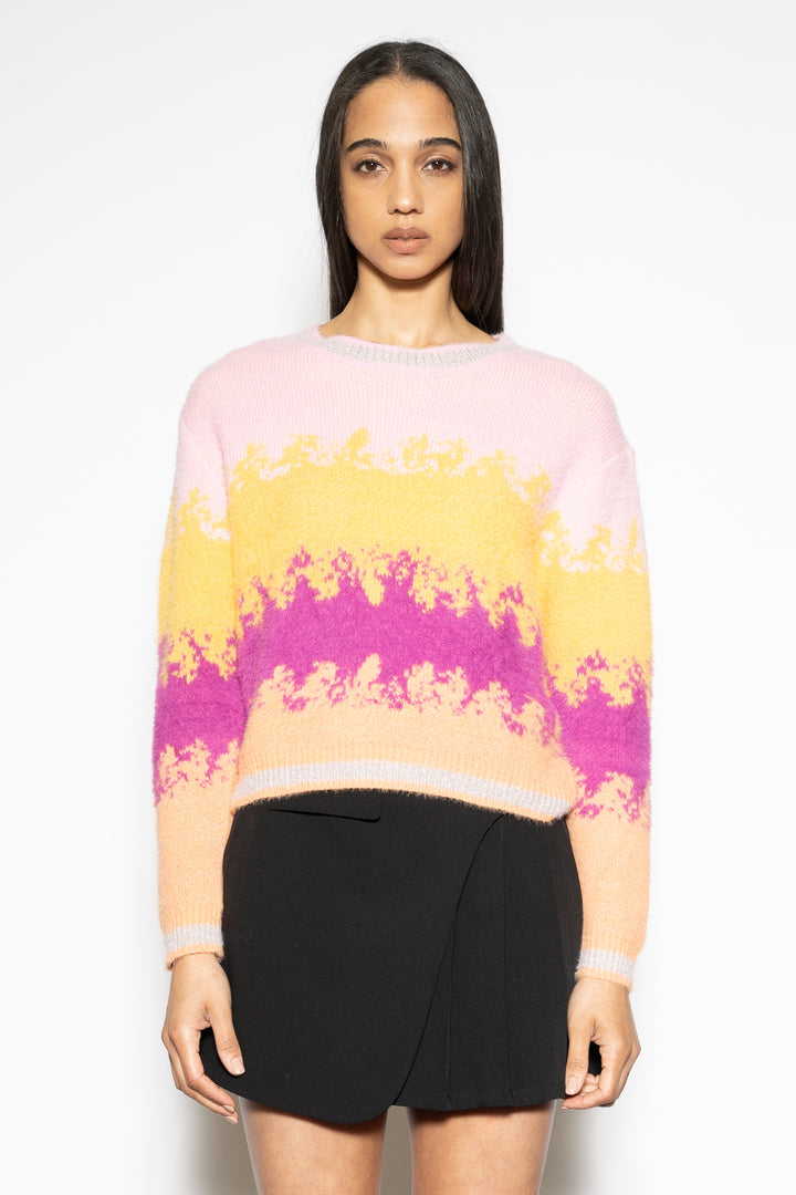 Sunset Gradient Wool Sweater