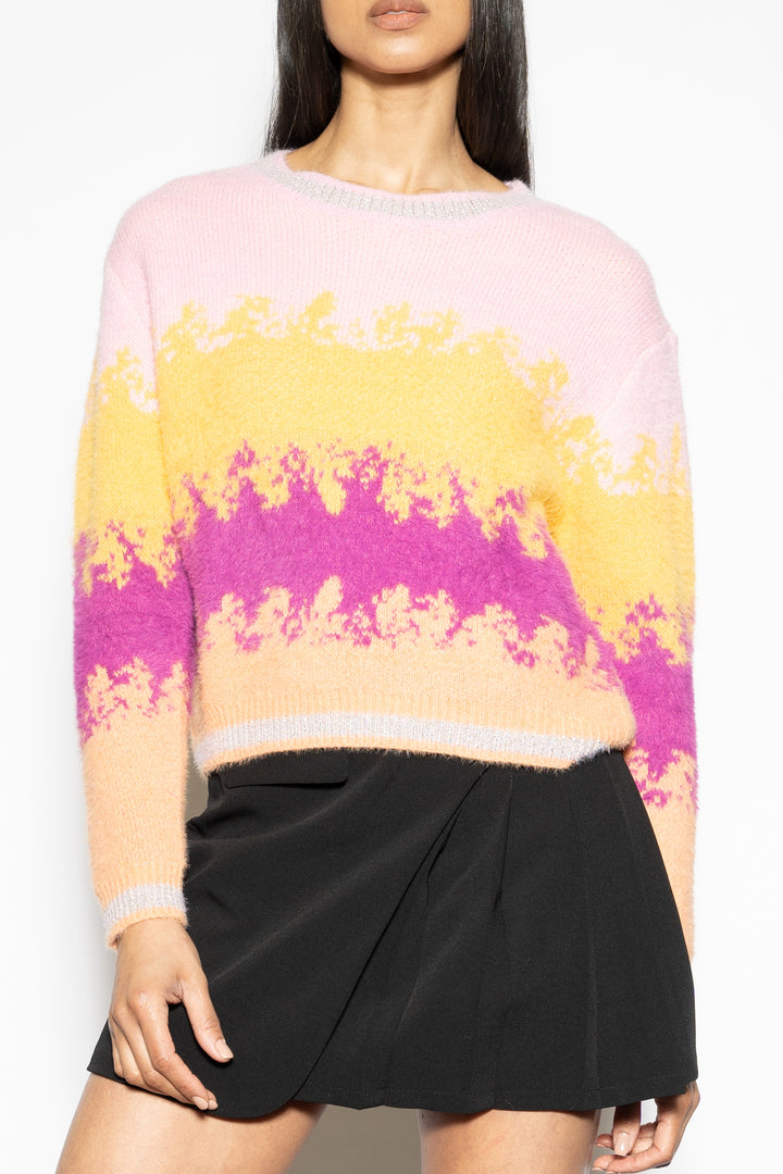 Sunset Gradient Wool Sweater