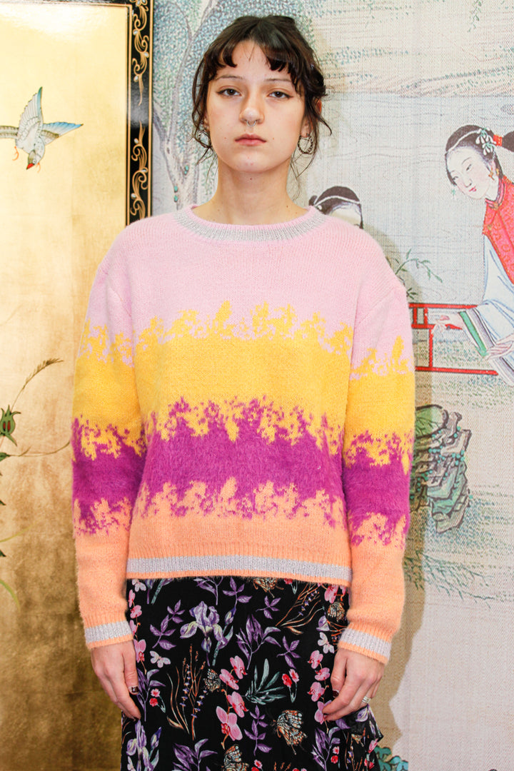 Sunset Gradient Wool Sweater