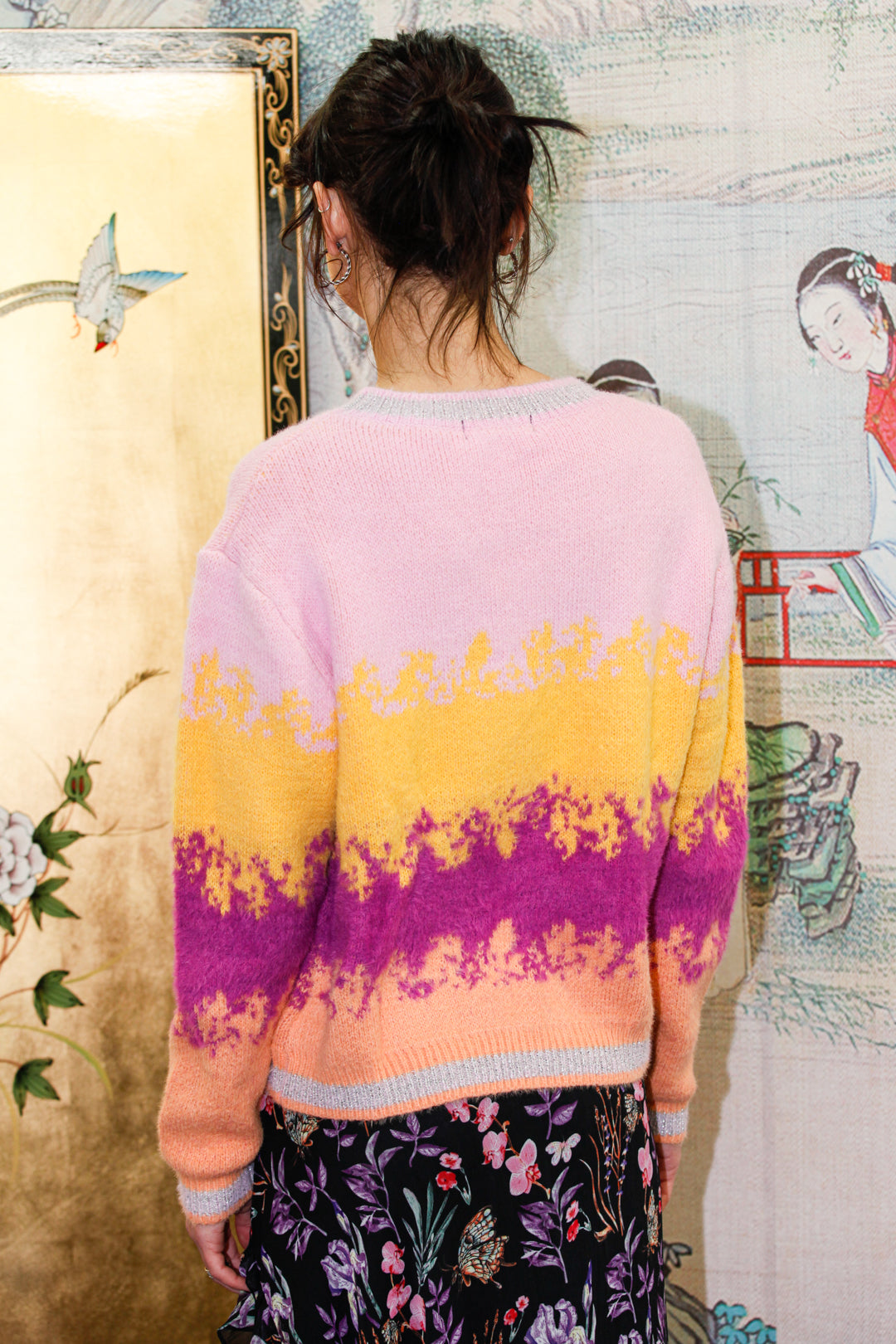 Sunset Gradient Wool Sweater