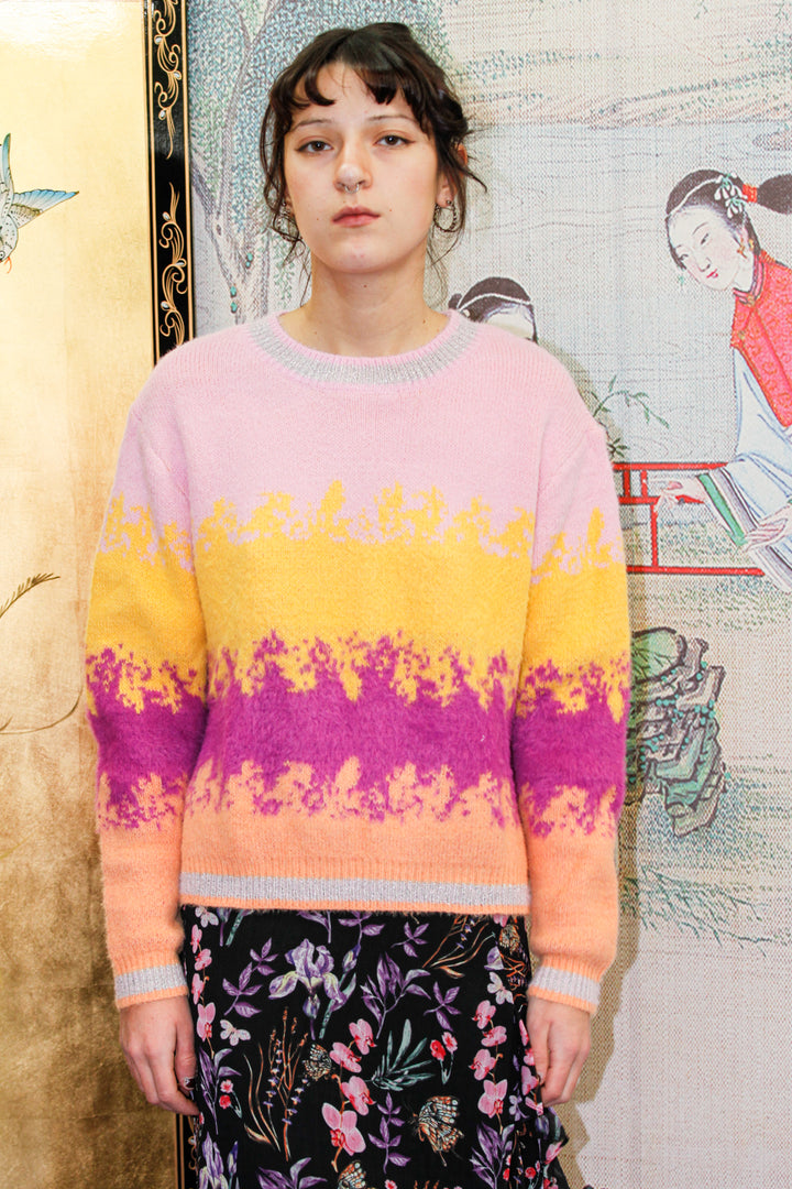 Sunset Gradient Wool Sweater