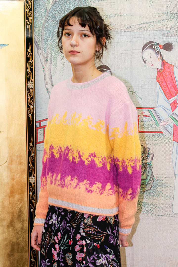 Sunset Gradient Wool Sweater