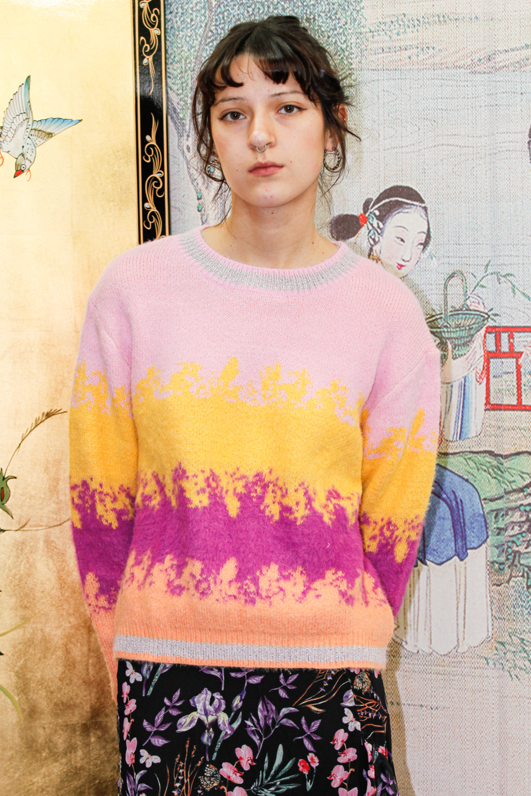 Sunset Gradient Wool Sweater