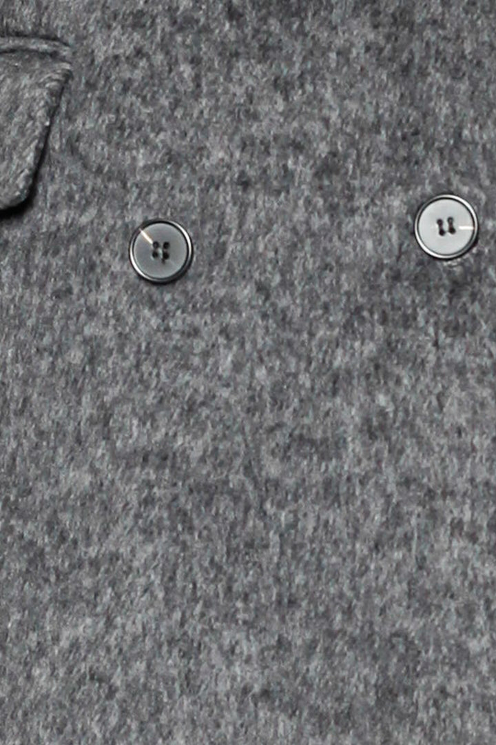 Merino Wool Dark Grey Tailored Blazer