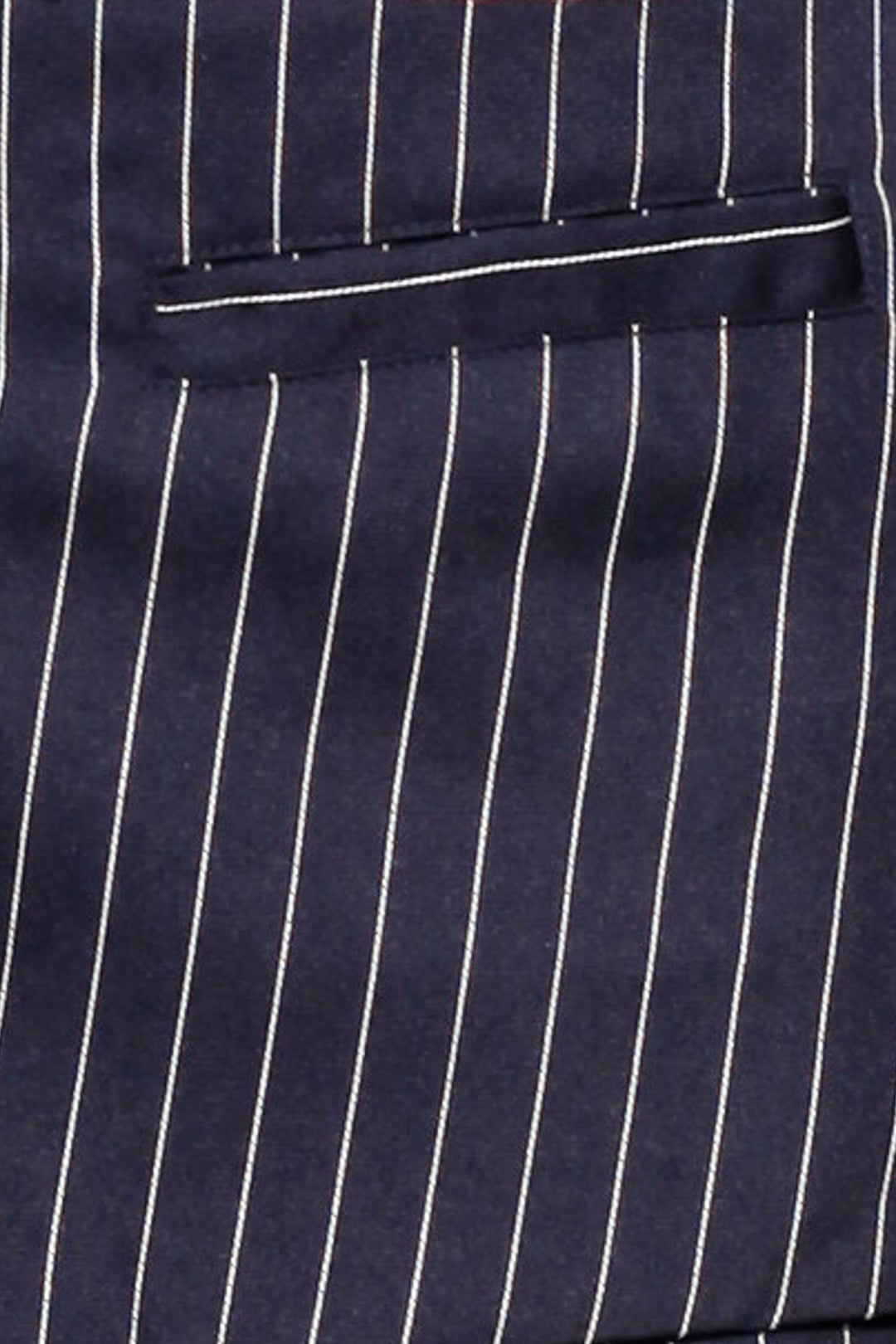 Wool Navy Pinstripe Skirt Wide Leg Pants