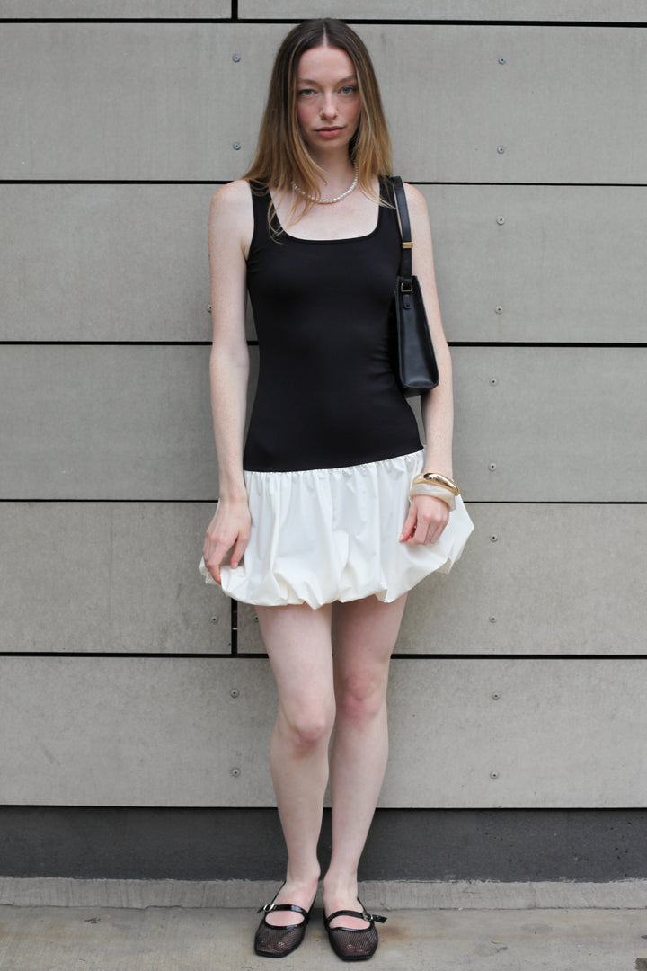 Cotton Two Tone Bubble Dress