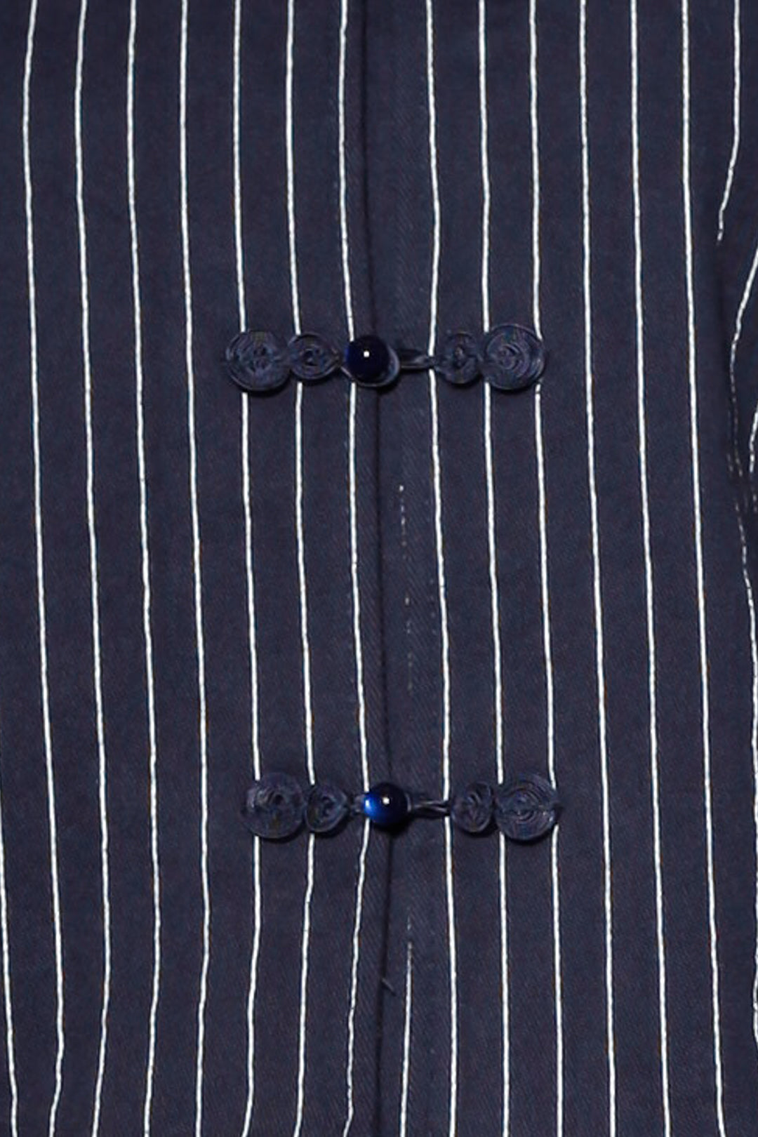 Cotton Denim Pinstripe Jacket
