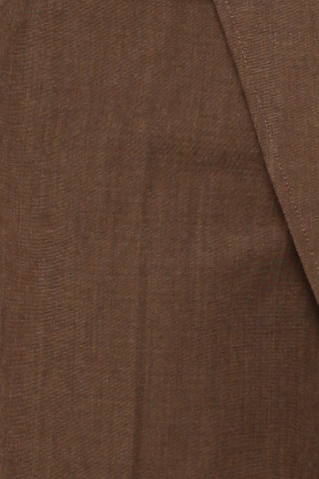 Wool Brown Wrap Wide Leg Pants