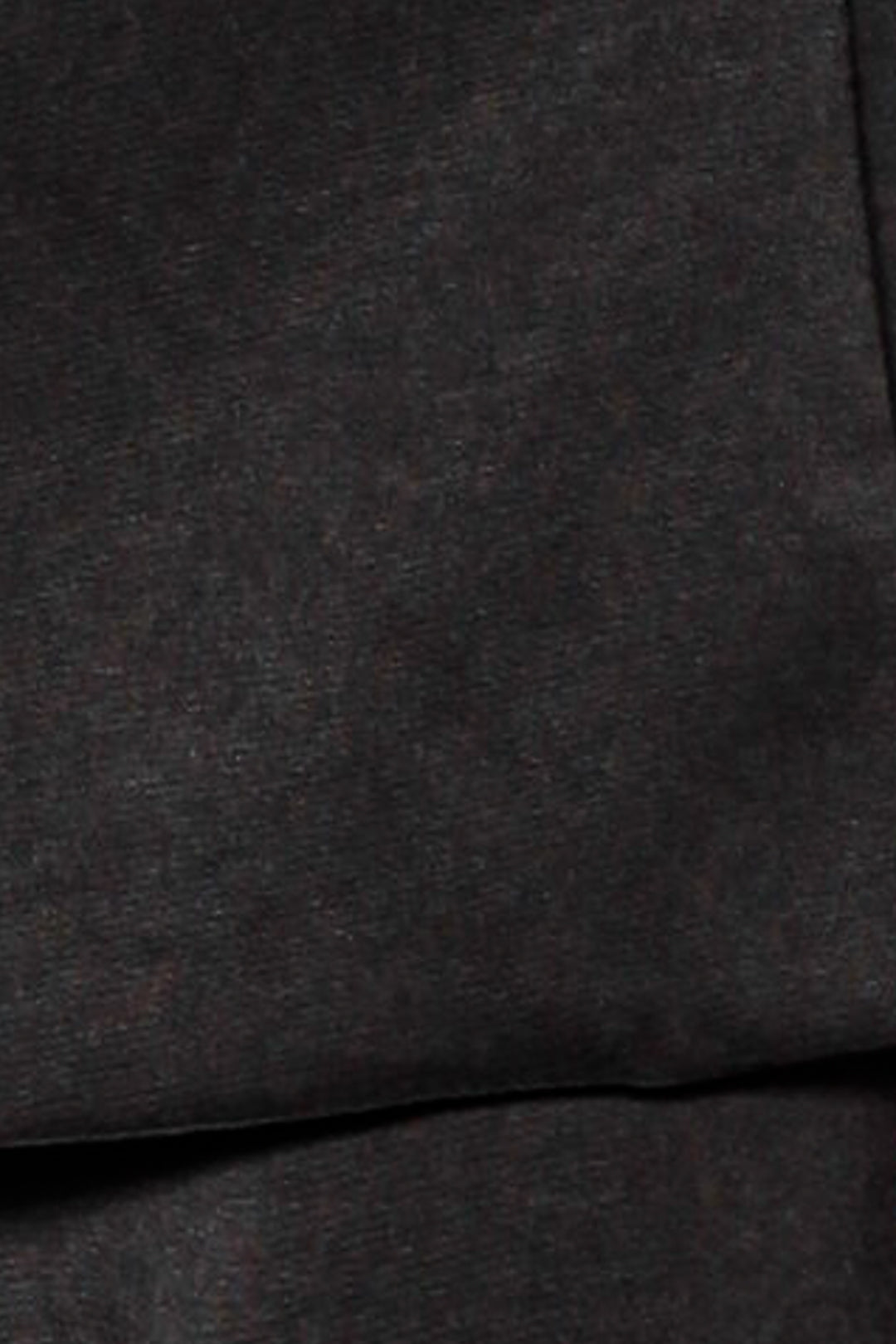 Light Wool Asymmetrical Black Skirt Pants