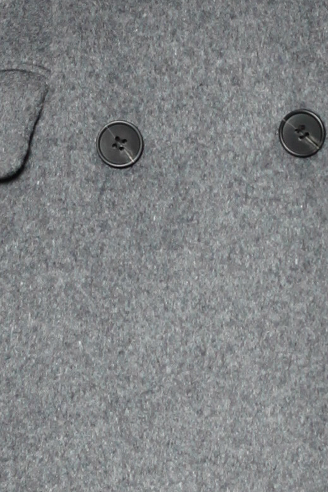 100% Merino Wool Grey Tailored Belted Coat