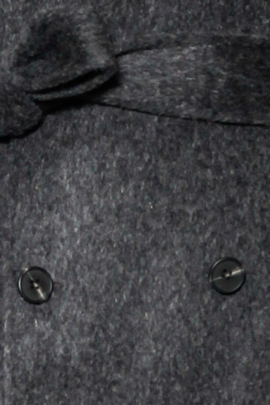 100% Merino Wool Gray Scarf Coat