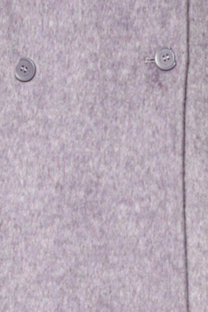 100% Merino Wool Lavender Drop Shoulder Coat