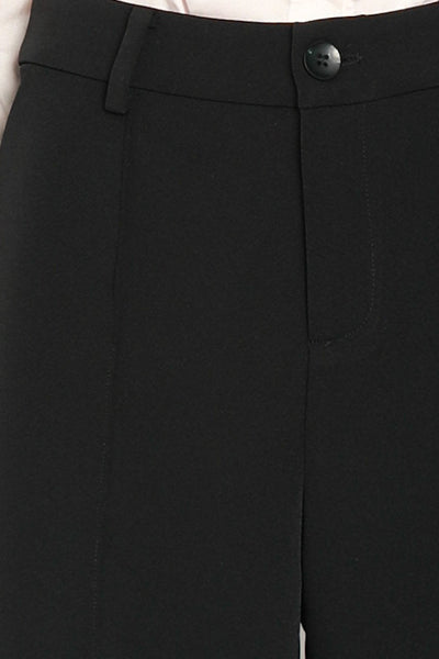 Pantalones cortos de sastre de lana negros